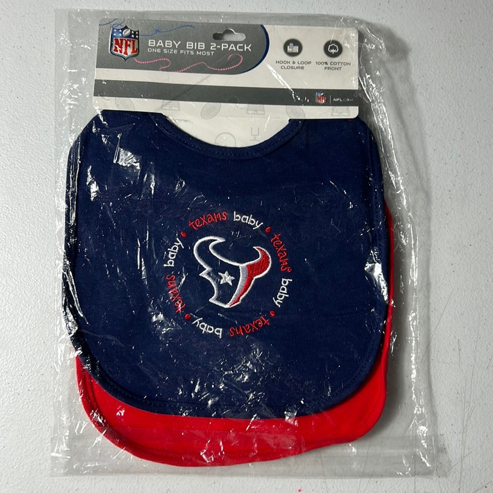Houston Texans Baby Bib 2 Pack